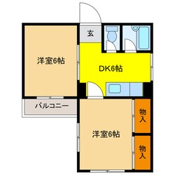 クレール千勝の物件間取画像